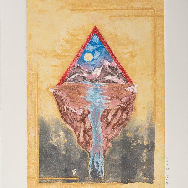 <span style="font-size:18px">
<strong>As de diamantes</strong> – Colografía – 2025 – 40 x 50 cm<br>